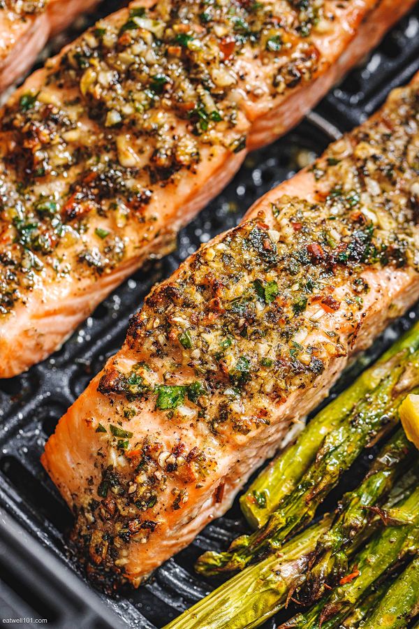 Easy Air Fryer Salmon - #recipe by #eatwell101 - https://003.wrwe1r1zs3czx3c.workers.dev/air-fryer-salmon-recipe