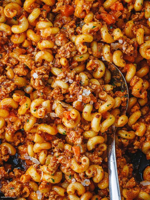 Ground Turkey Pasta Skillet