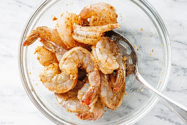 Grilled Shrimp and Shallots