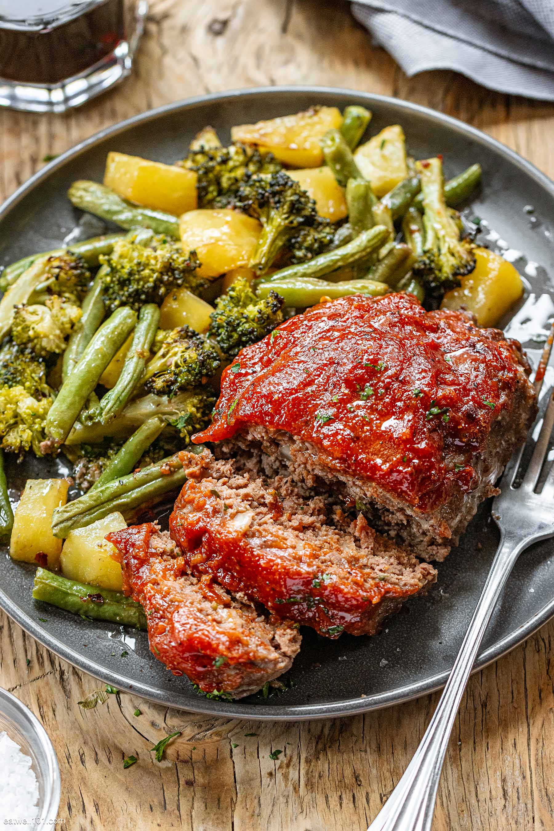 meatloaf and veggies recipe