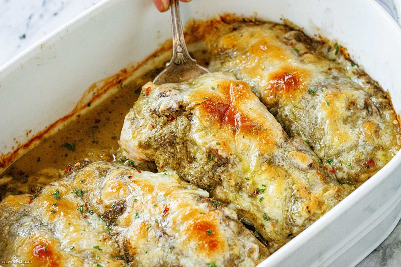 Baked Pesto Chicken