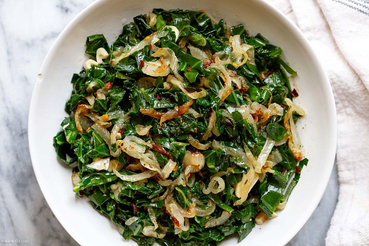 Fried Collard Greens Recipe