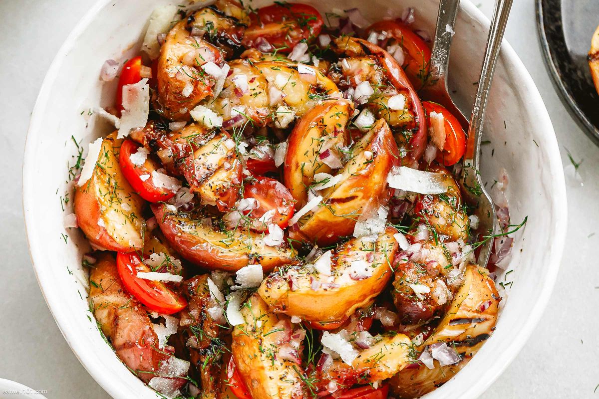Grilled Peach Salad