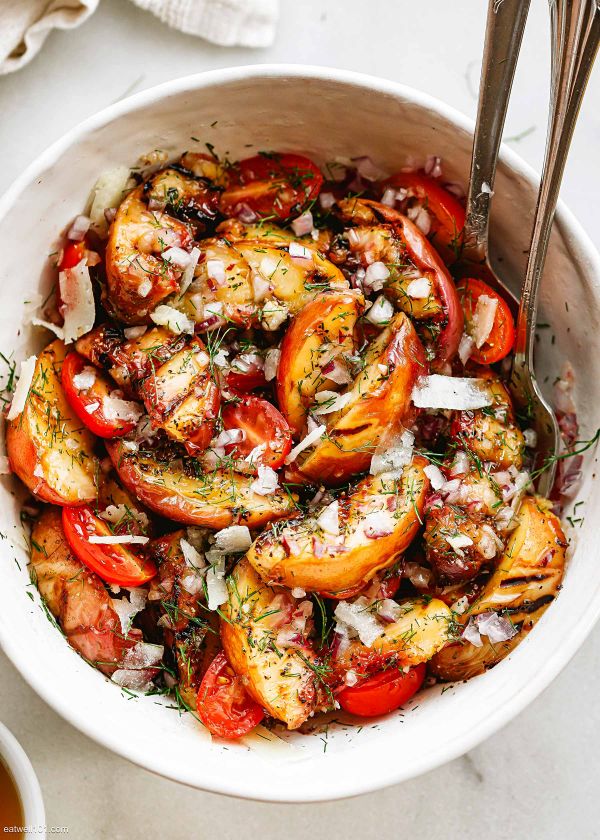 Grilled Peach Salad