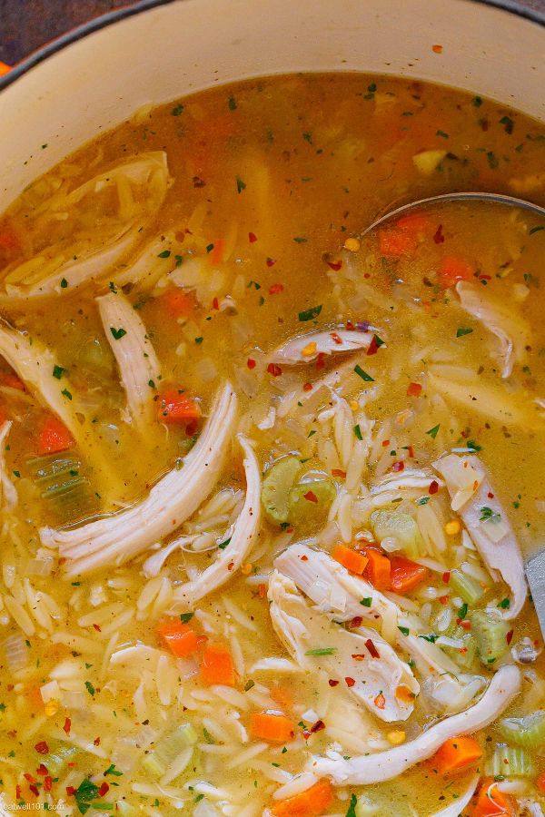 Healthy Lemon Chicken Soup