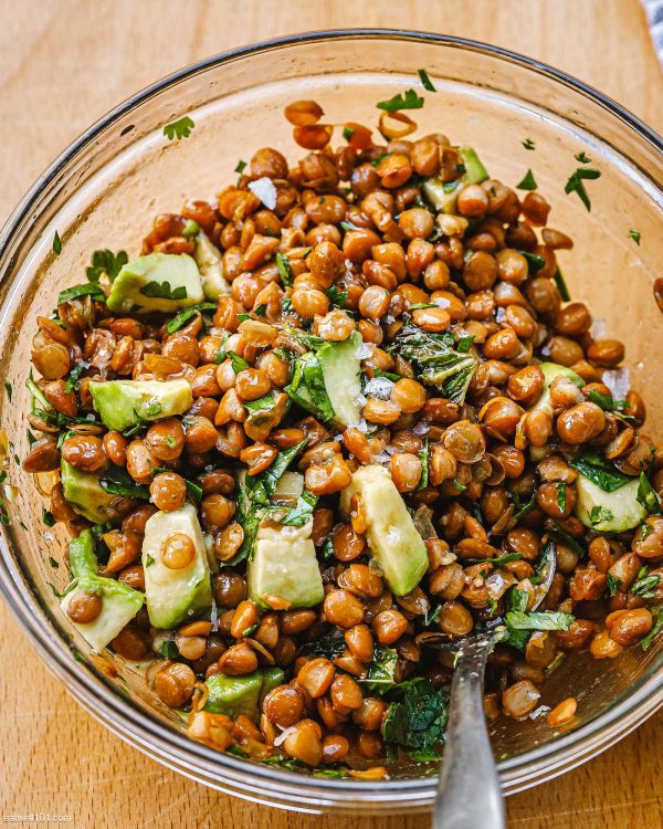 Sweet Potatoes Lentil Salad