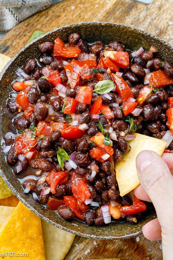 Black Bean Dip - #recipe by #eatwell101 - https://003.wrwe1r1zs3czx3c.workers.dev/black-bean-dip-recipe