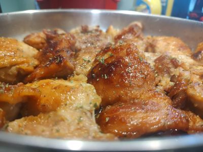 Honey Garlic Chicken Bites (Dinner in 20 min)