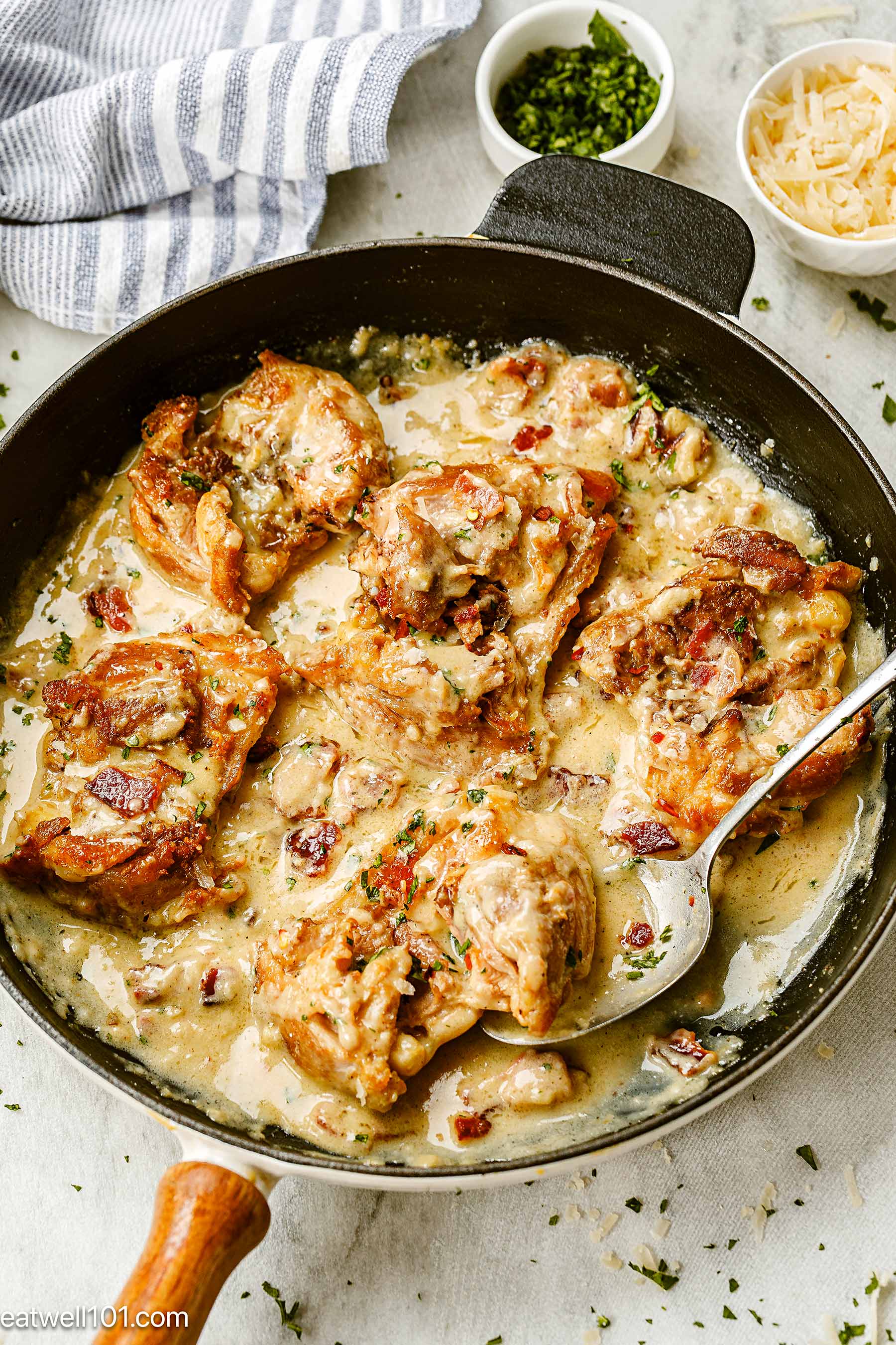 how to cook chicken thighs