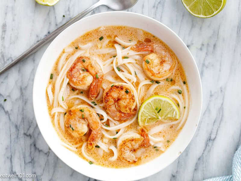 Thai Shrimp Noodle Soup