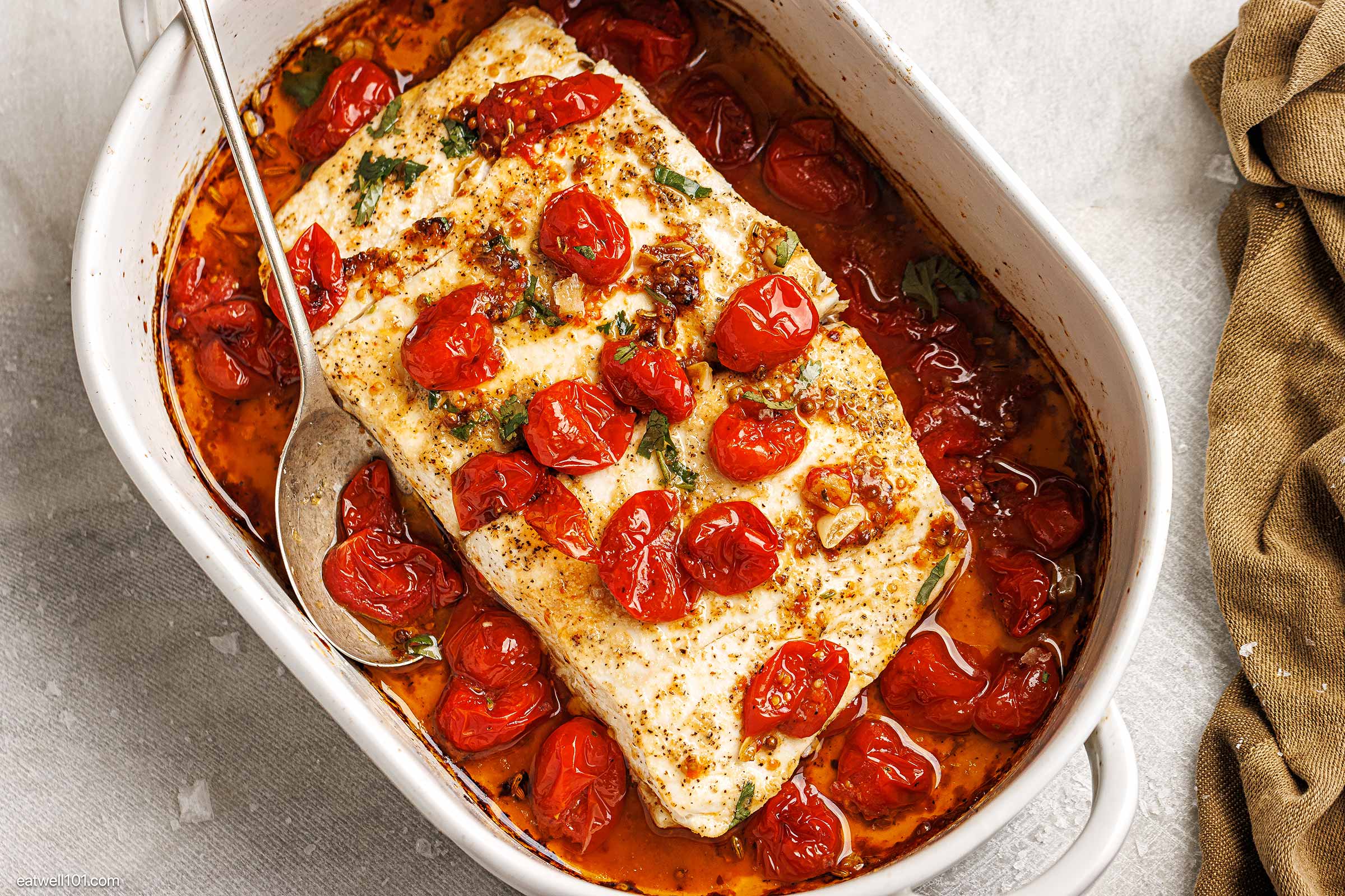 Baked Halibut Tomato