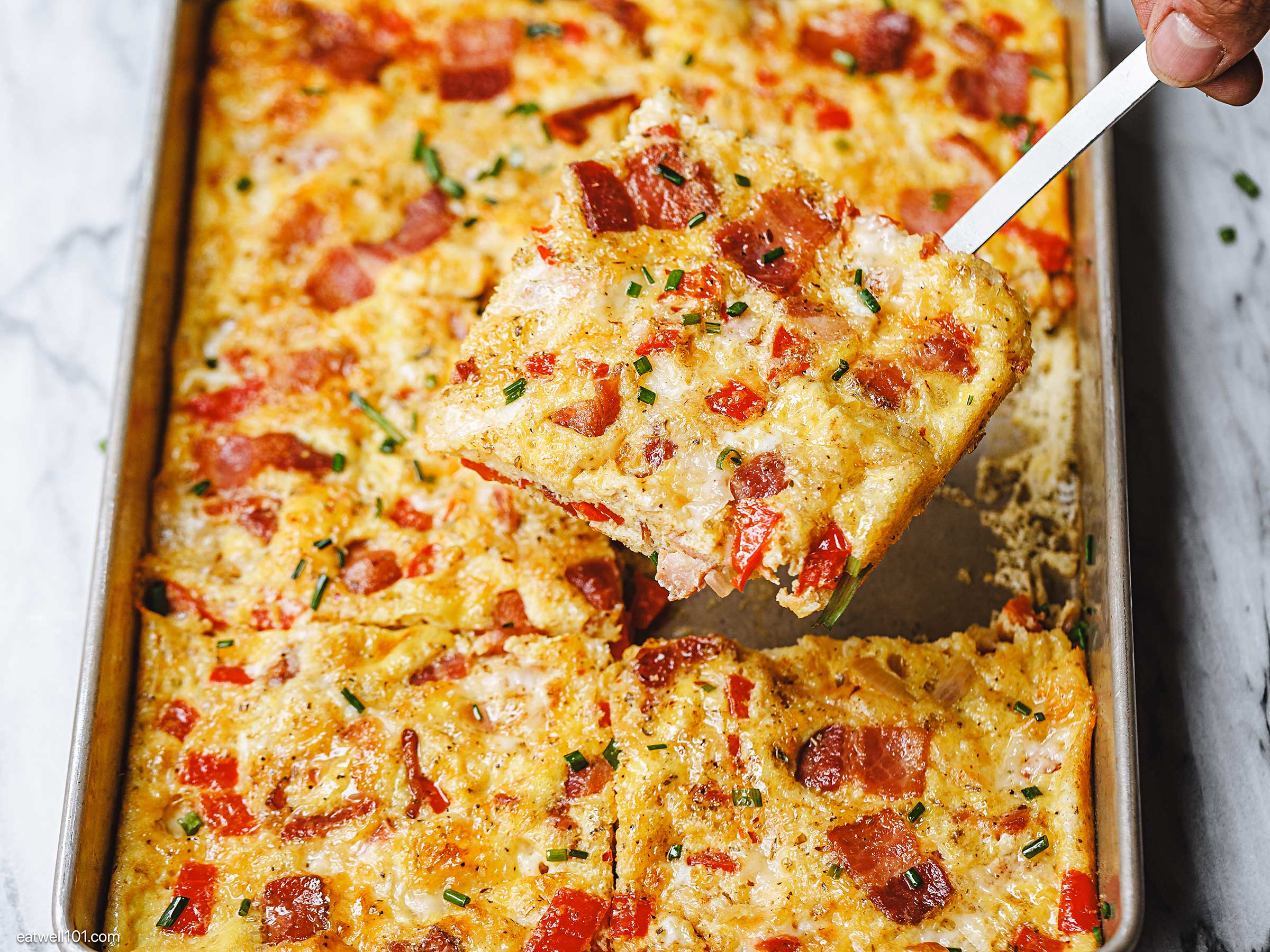 Cheesy Bacon Frittata