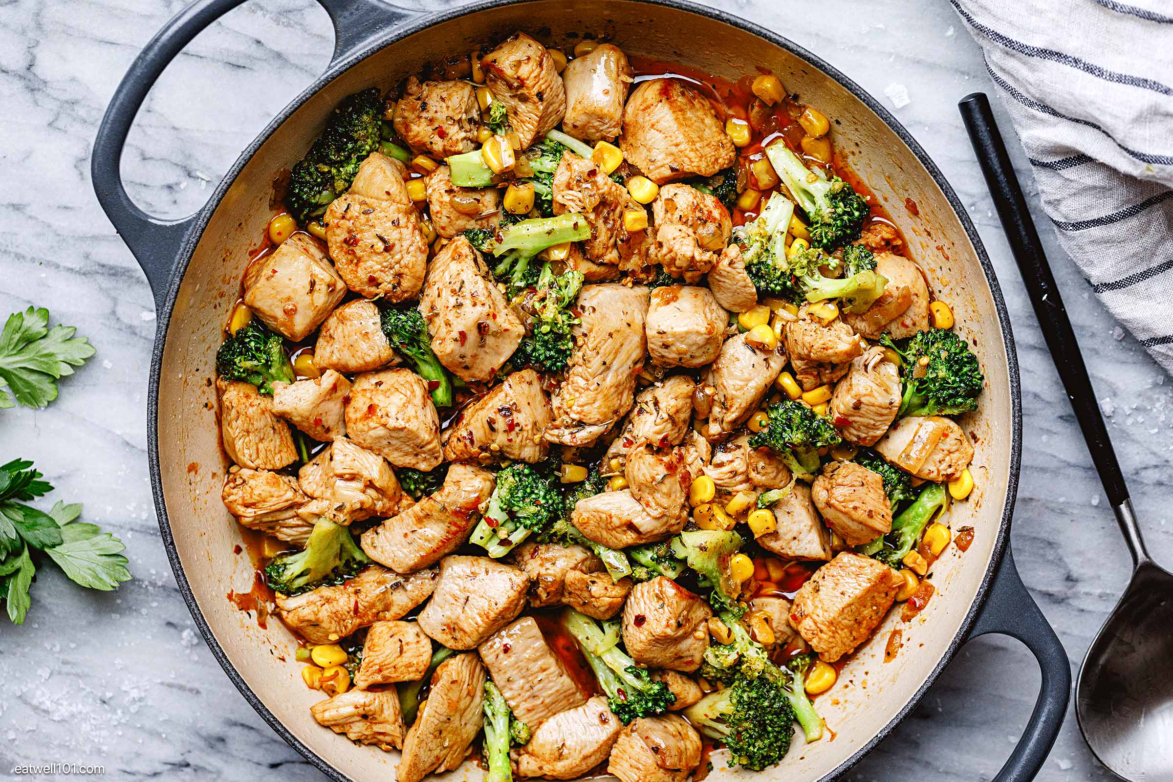 chicken stir fry with broccoli and corn recipe