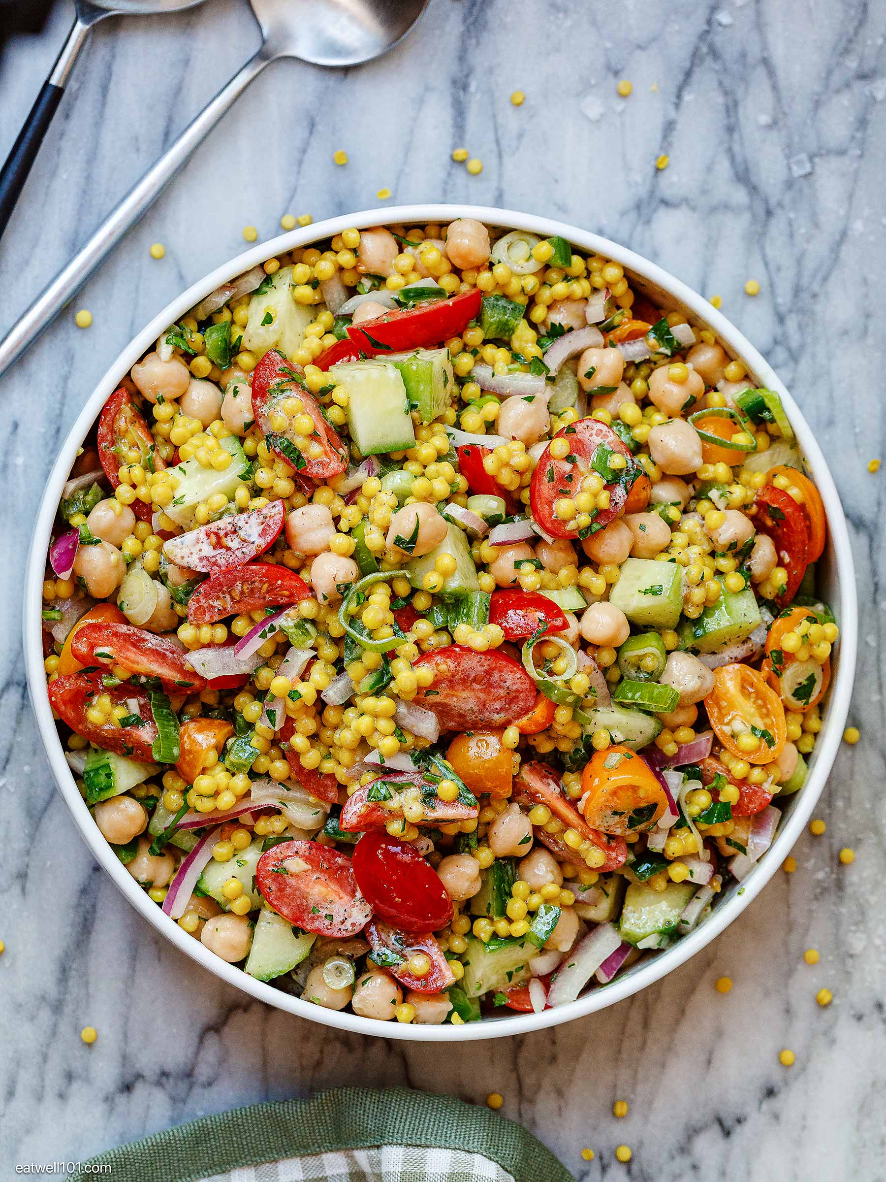 how to make israeli couscous salad